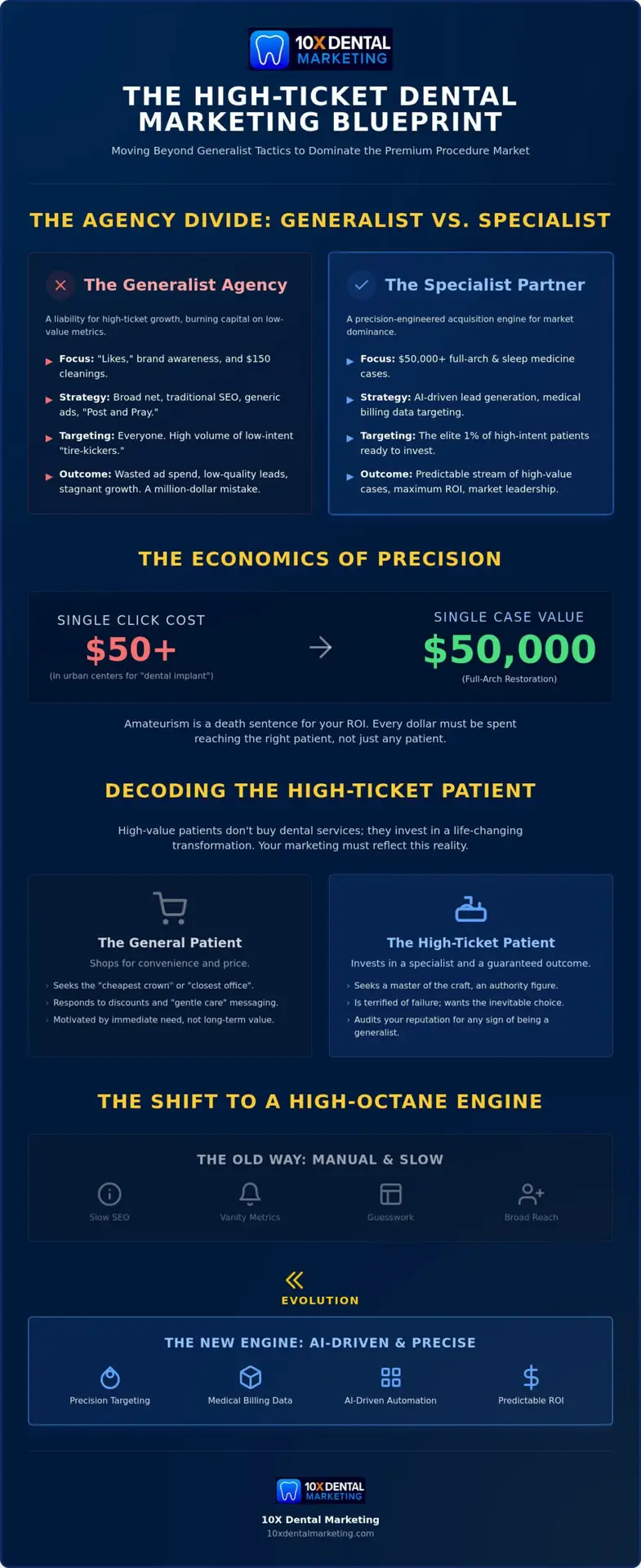 Dental Marketing for Premium Procedures: Engineering High-Ticket Dominance in 2026