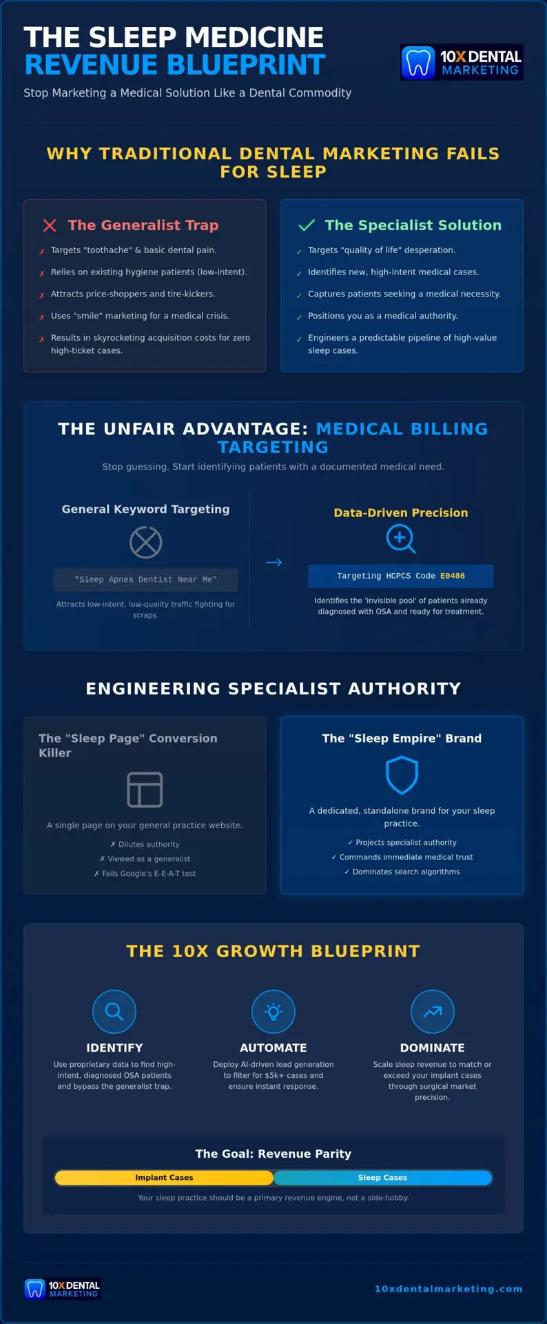 Dental Sleep Medicine Marketing: Engineering High-Ticket Dominance in 2026