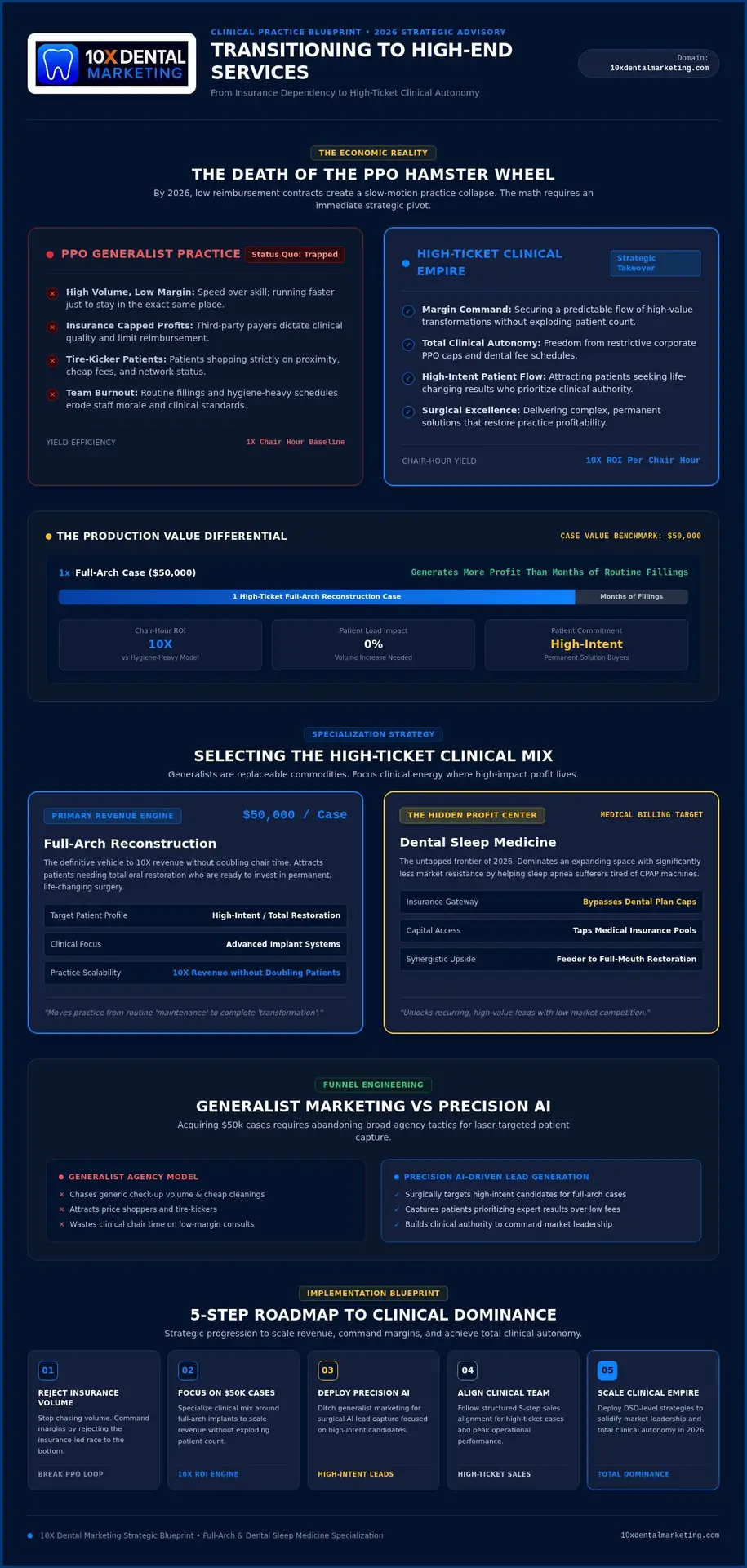 Transitioning a Dental Practice to High-End Services: The 10X Blueprint