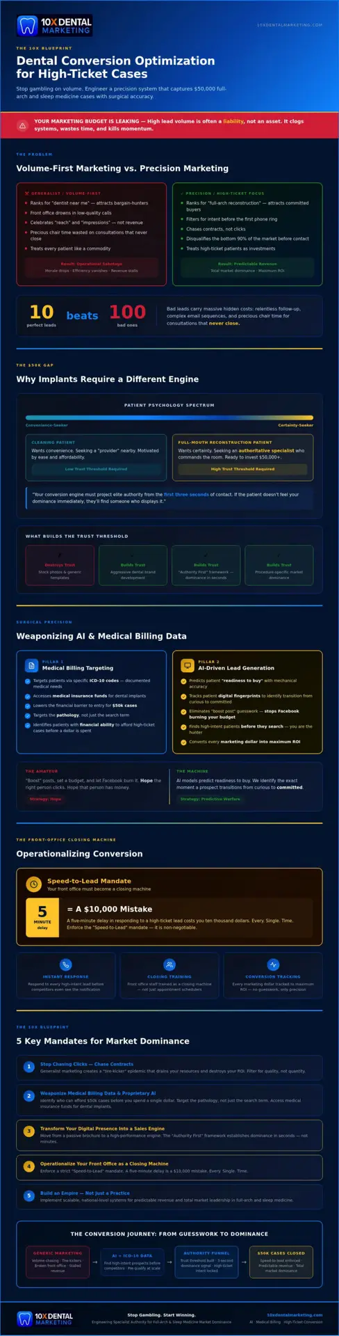 Engineering Certainty: The 10X Blueprint for Dental Conversion Optimization in 2026