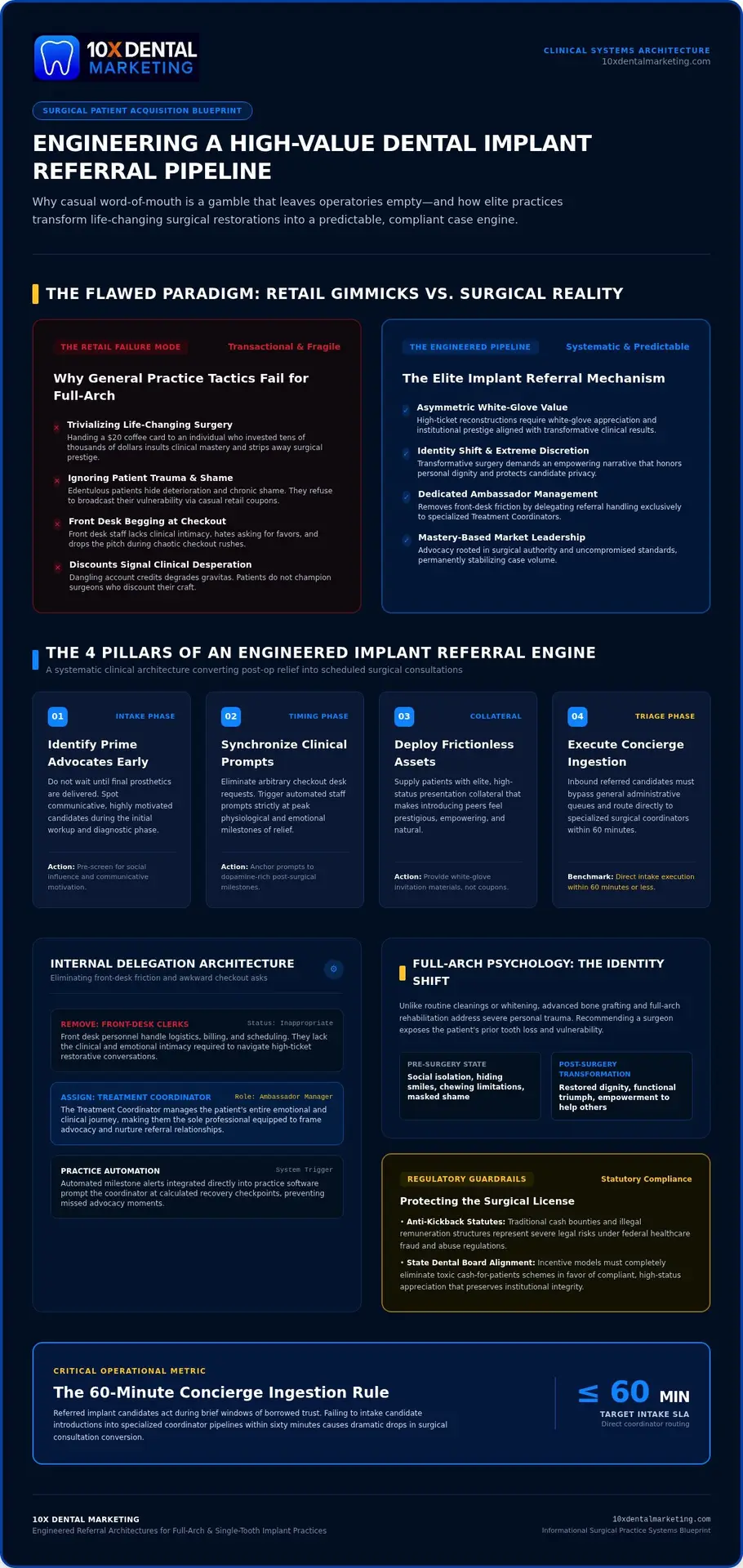 Creating a Dental Implant Patient Referral Program: The High-Ticket Blueprint (2026)